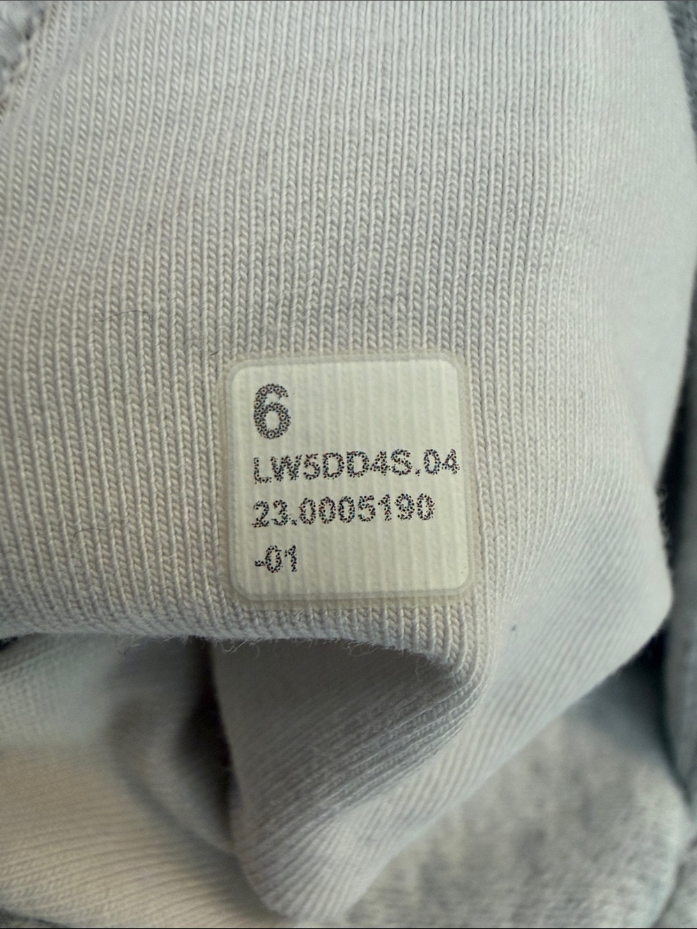 Lululemon Scuba High-Rise Relaxed Jogger Sz 6 Heathered Core Ultra Light Grey - Picture 7 of 8